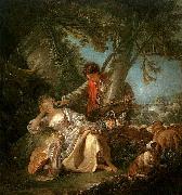Francois Boucher The Interrupted Sleep oil painting picture wholesale